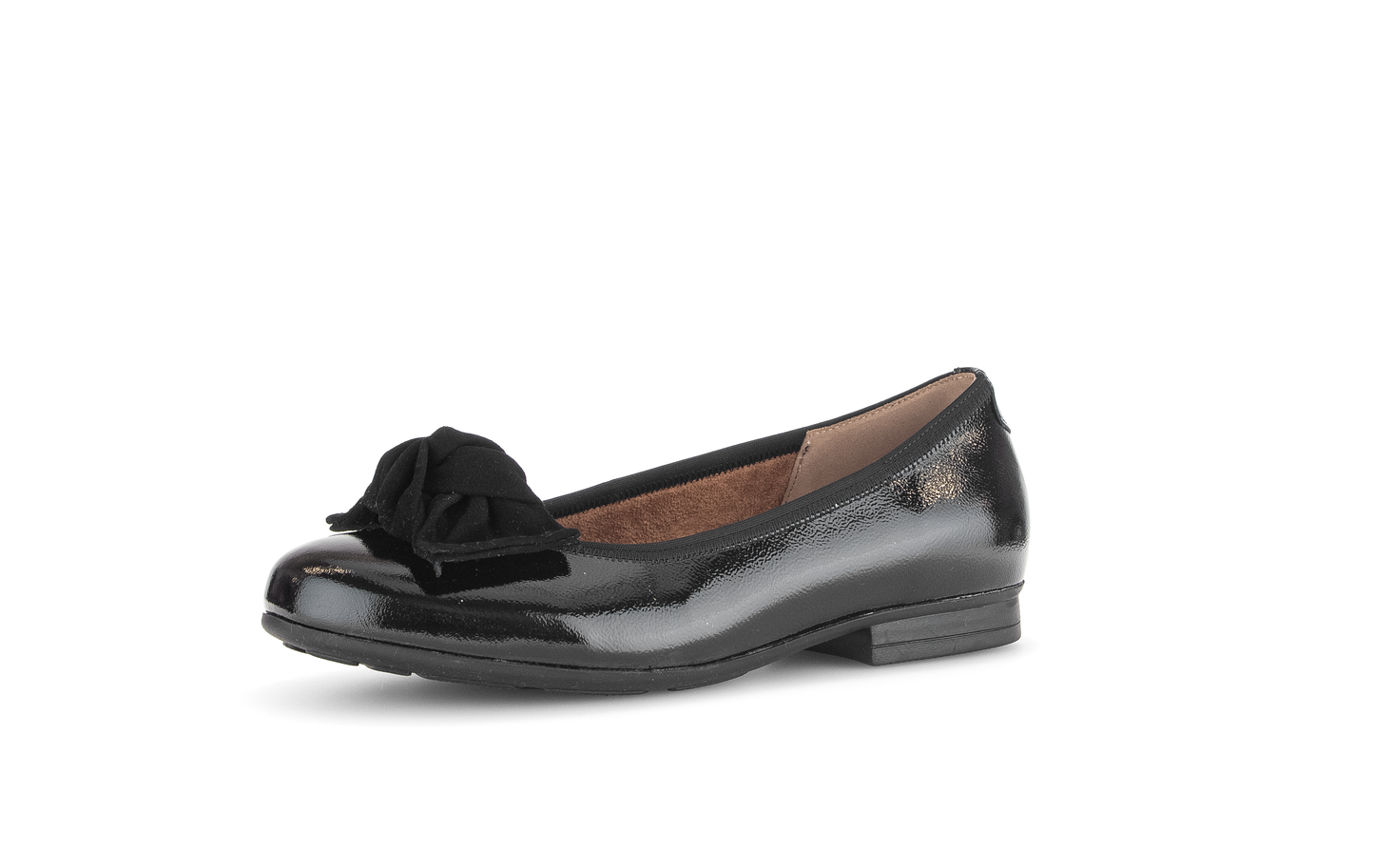 Gabor Comfort 72.462.97 Black Patent G Fit Slip On Pumps