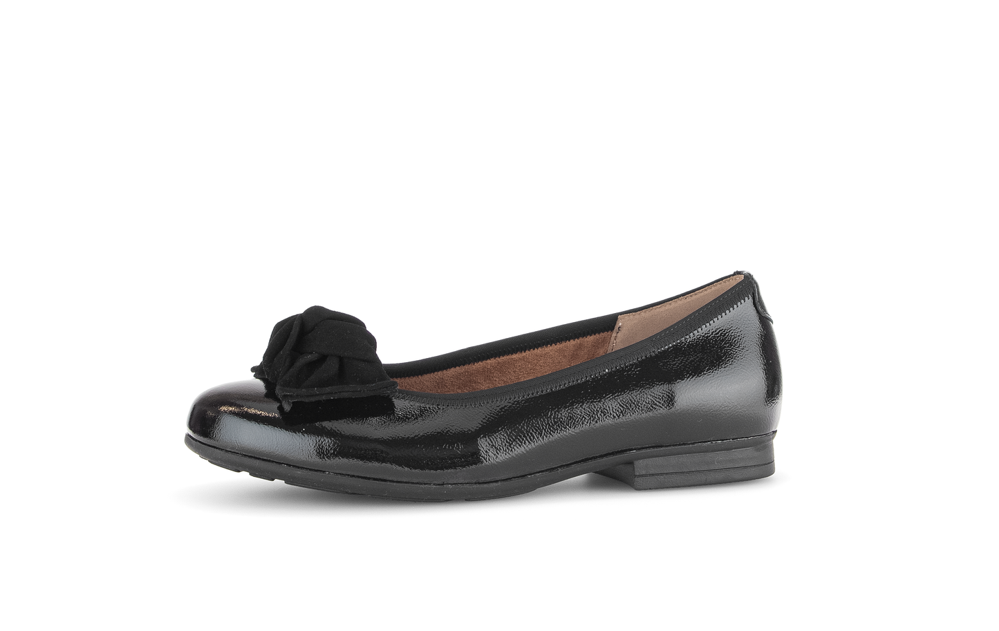 Gabor Comfort 72.462.97 Black Patent G Fit Slip On Pumps