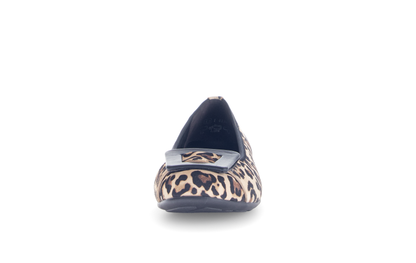 Gabor Comfort 72.463.90 Leopard Print Natural/Black G Fit Slip On Pumps