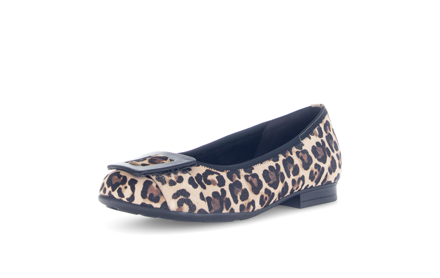 Gabor Comfort 72.463.90 Leopard Print Natural/Black G Fit Slip On Pumps