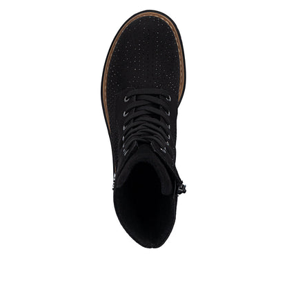 Rieker 72609-00 Black Laced Boots