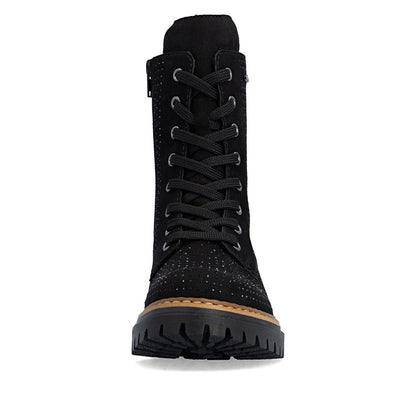 Rieker 72609-00 Black Laced Boots