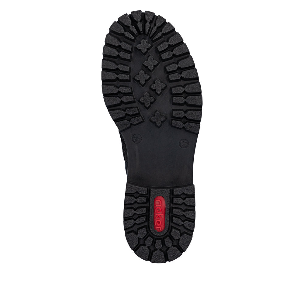 Rieker 72609-00 Black Laced Boots