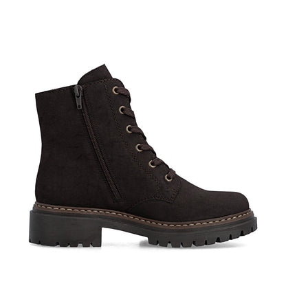 Rieker 72617-25 Nougat Brown Lace Boots