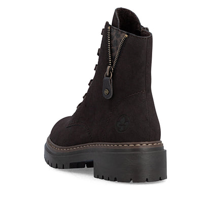 Rieker 72617-25 Nougat Brown Lace Boots