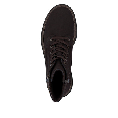 Rieker 72617-25 Nougat Brown Lace Boots