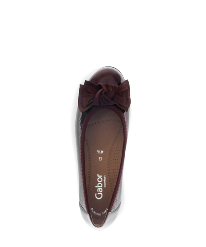 Gabor Comfort 72.621.88 Burgundy G Fit Slip On Pumps
