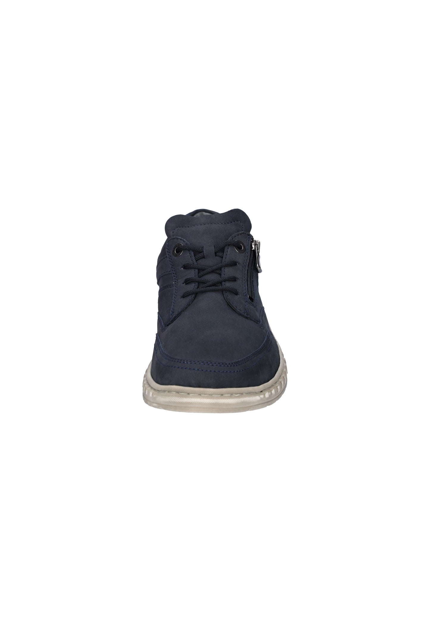 Waldlaufer 727003 191 217 H Fit Navy Nubuck Lace & Zip Shoes