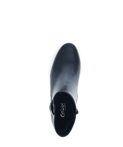 Gabor Comfort 72.827.56 Navy Block Heel Ankle Boots