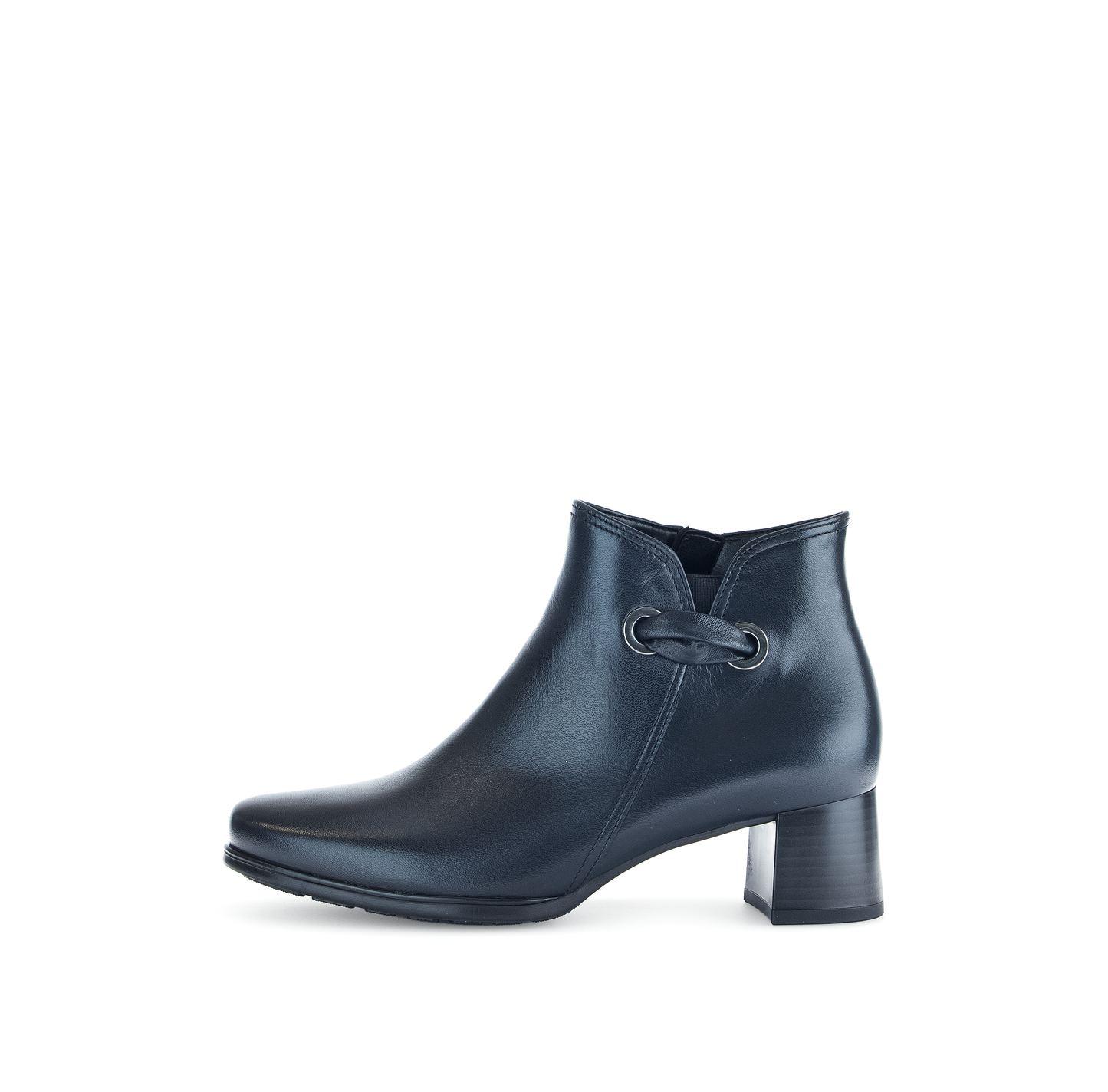 Gabor Comfort 72.827.56 Navy Block Heel Ankle Boots