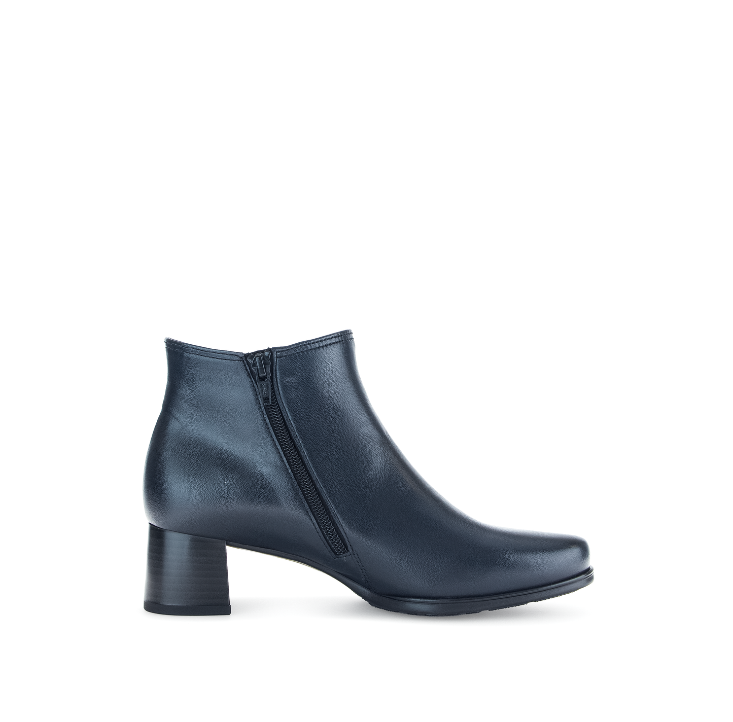 Gabor Comfort 72.827.56 Navy Block Heel Ankle Boots