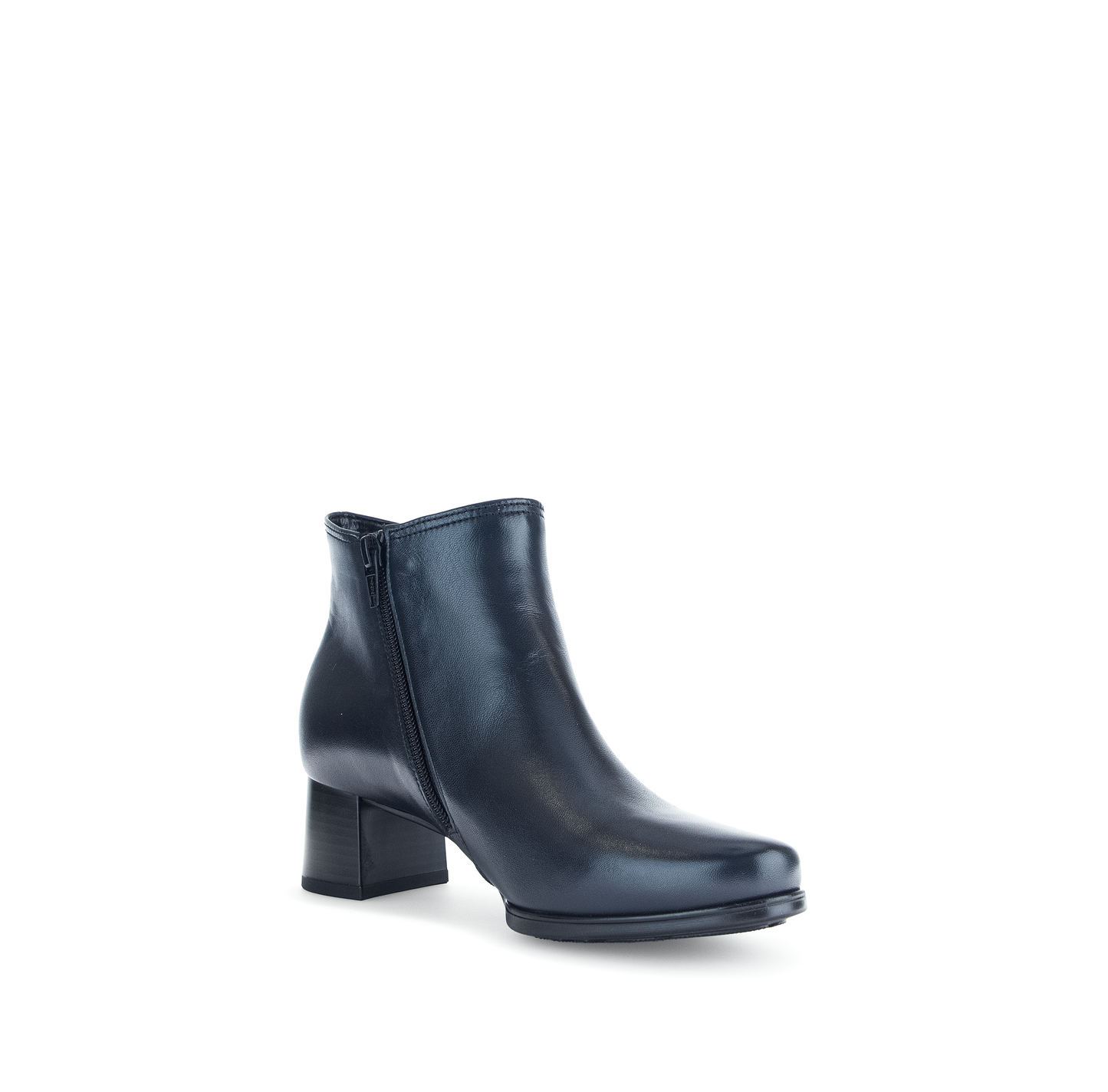 Gabor Comfort 72.827.56 Navy Block Heel Ankle Boots