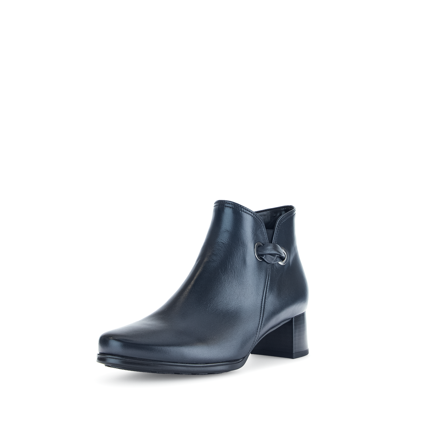 Gabor Comfort 72.827.56 Navy Block Heel Ankle Boots