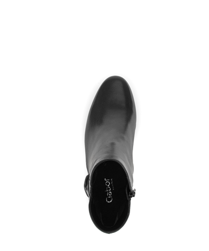 Gabor Comfort 72.827.57 Black Block Heel Ankle Boots