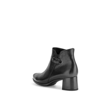 Gabor Comfort 72.827.57 Black Block Heel Ankle Boots