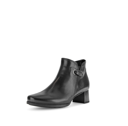 Gabor Comfort 72.827.57 Black Block Heel Ankle Boots