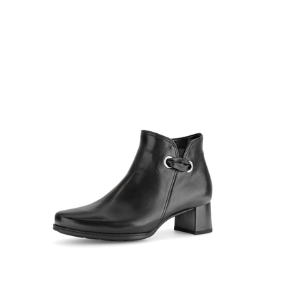 Gabor Comfort 72.827.57 Black Block Heel Ankle Boots