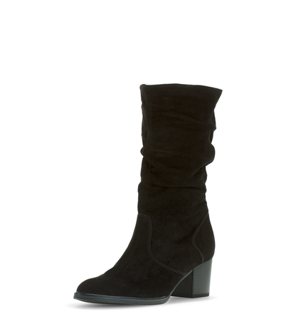 Gabor Comfort 72.994.47 Black G Fit Calf Boots