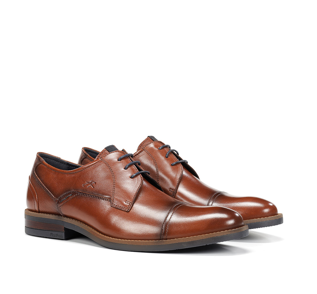 Fluchos F1630 Cuero Tan Lace Shoes