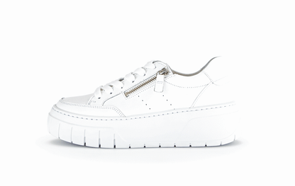 Gabor 73.220.21 White Side Zip Sneakers
