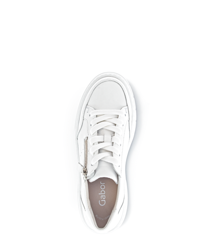Gabor 73.220.21 White Side Zip Sneakers