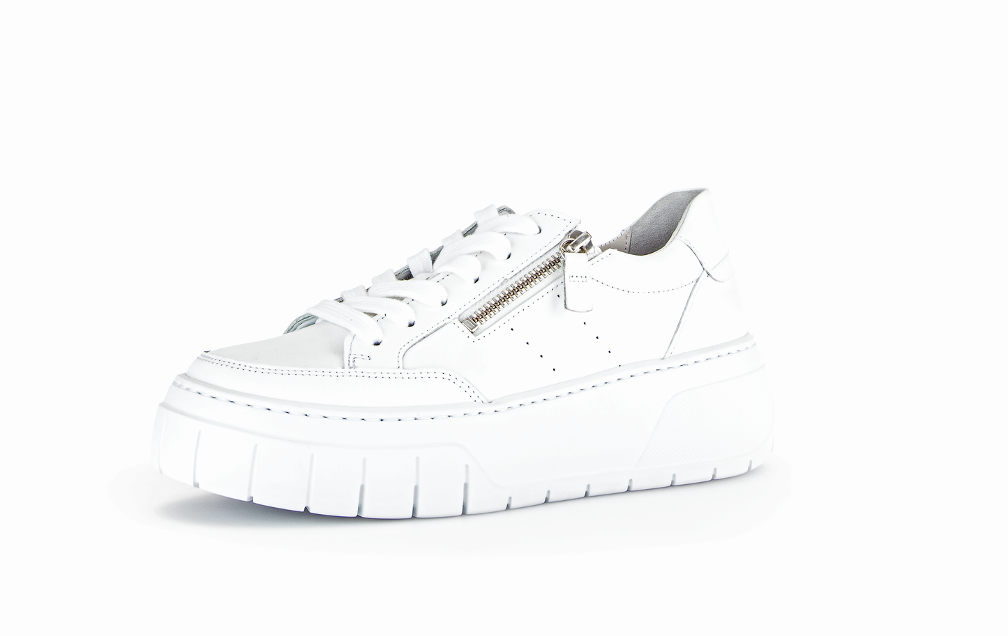 Gabor 73.220.21 White Side Zip Sneakers