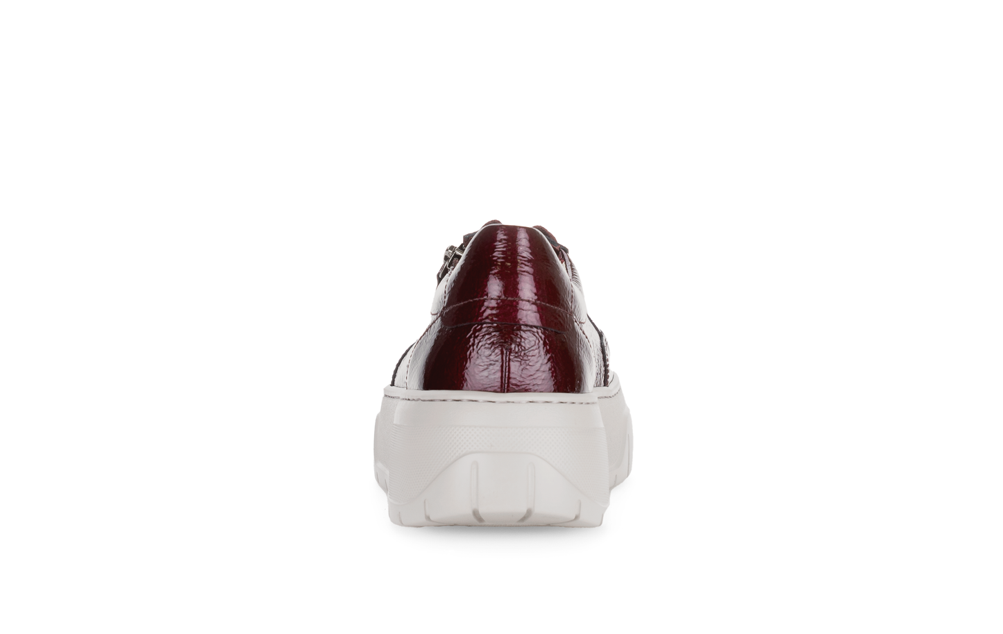 Gabor 73.220.95 Bordo Burgundy Side Zip Sneakers