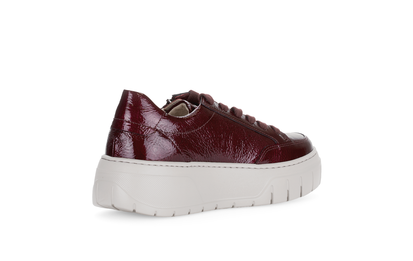Gabor 73.220.95 Bordo Burgundy Side Zip Sneakers