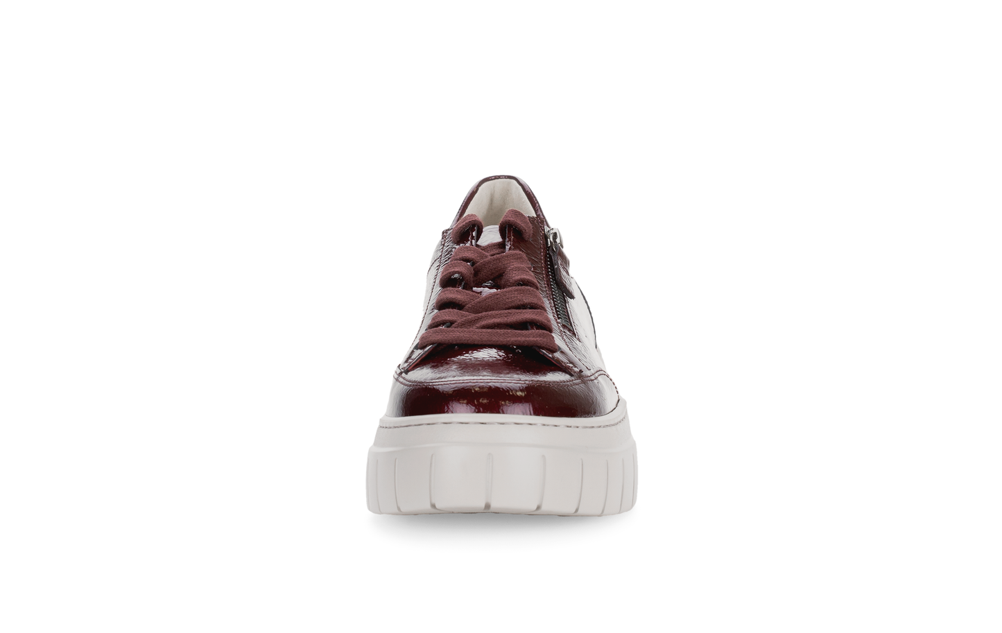 Gabor 73.220.95 Bordo Burgundy Side Zip Sneakers
