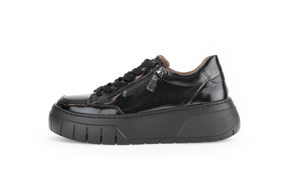 Gabor 73.220.97 Black Side Zip Sneakers