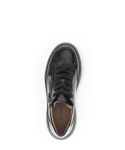 Gabor 73.220.97 Black Side Zip Sneakers