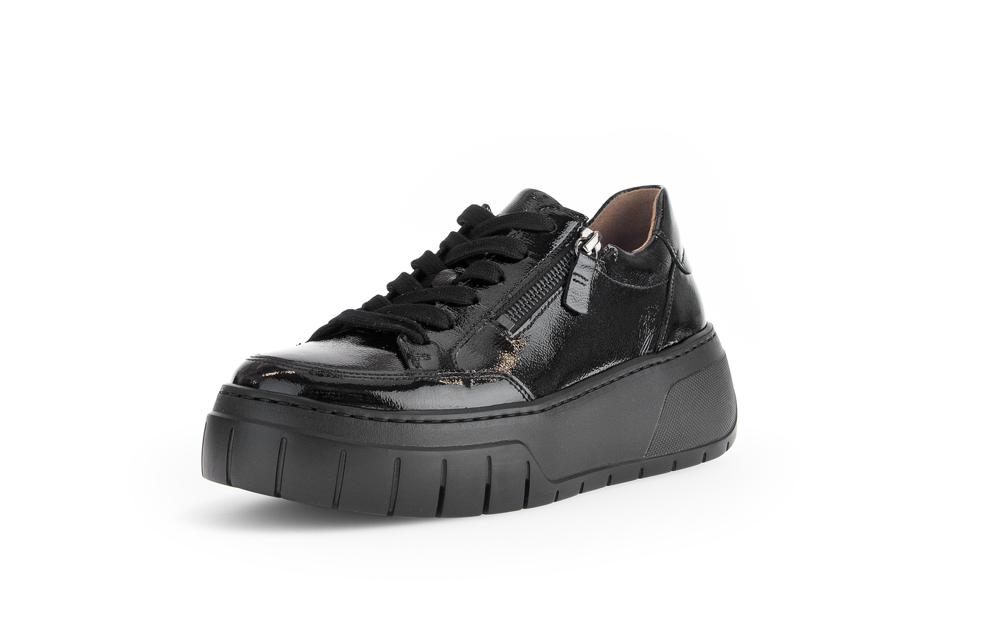 Gabor 73.220.97 Black Side Zip Sneakers