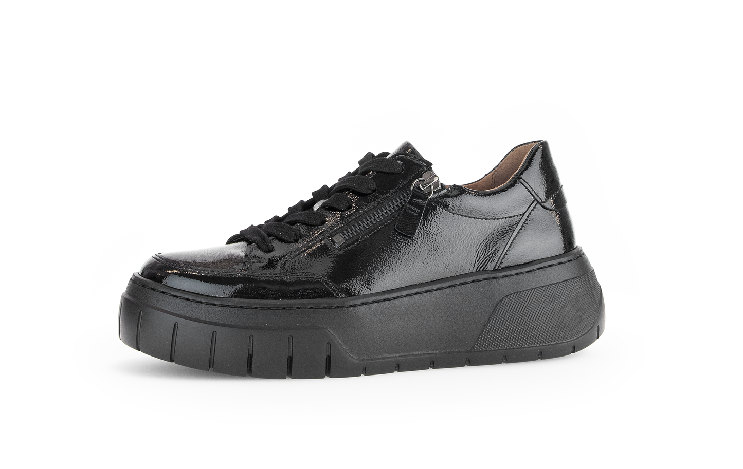 Gabor 73.220.97 Black Side Zip Sneakers