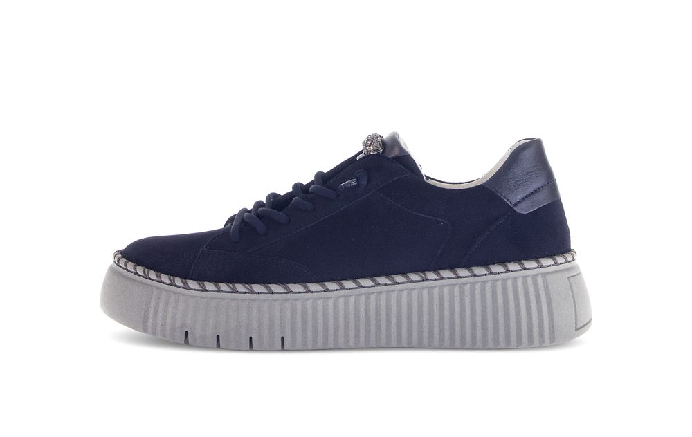 Gabor 73.243.16 Navy Suede Sneakers