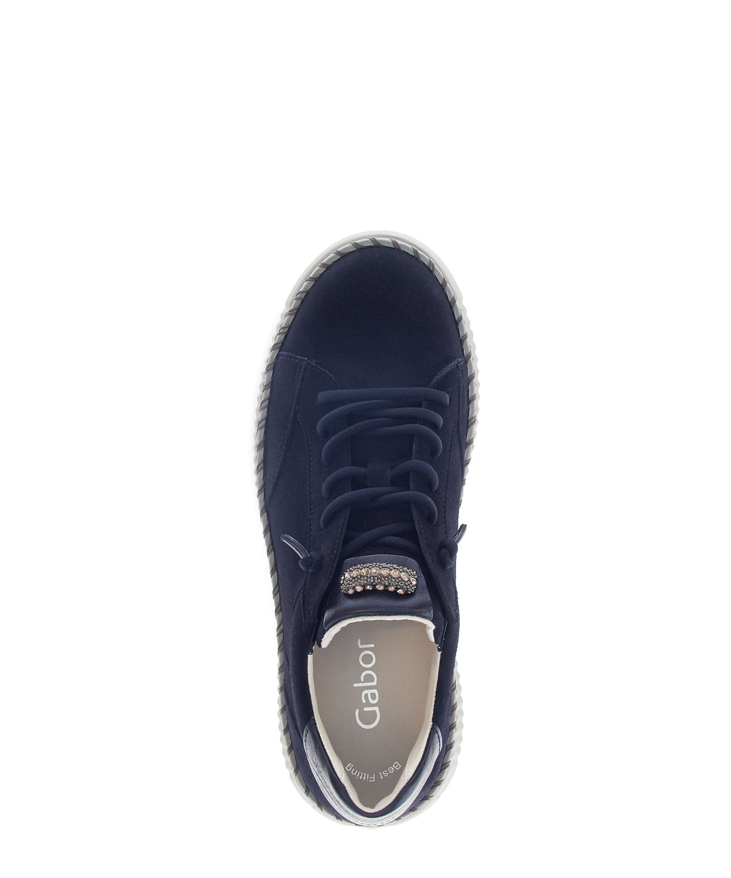 Gabor 73.243.16 Navy Suede Sneakers