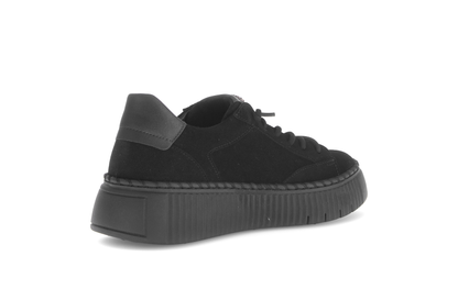 Gabor 73.243.17 Black Elastic Lace Trainers