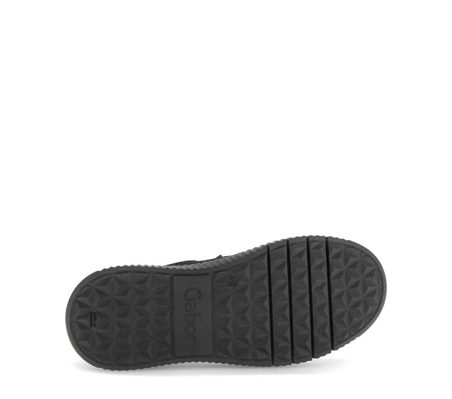 Gabor 73.243.17 Black Elastic Lace Trainers