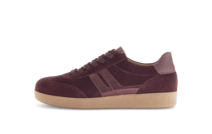 Gabor 73.300.15 Mulberry Suede Mix Trainers