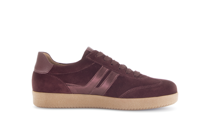 Gabor 73.300.15 Mulberry Suede Mix Trainers