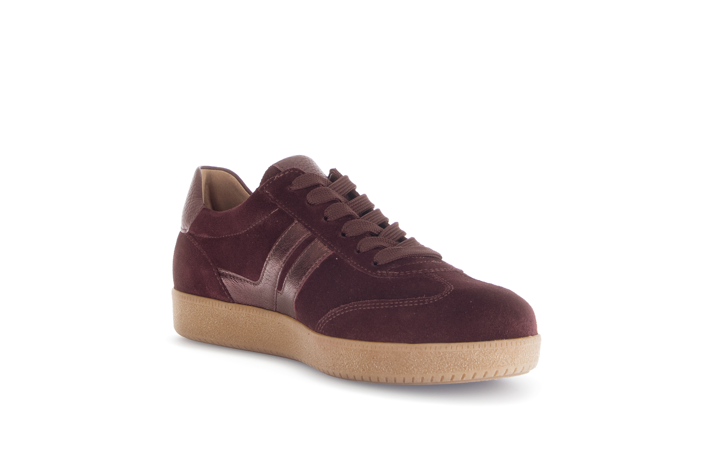Gabor 73.300.15 Mulberry Suede Mix Trainers