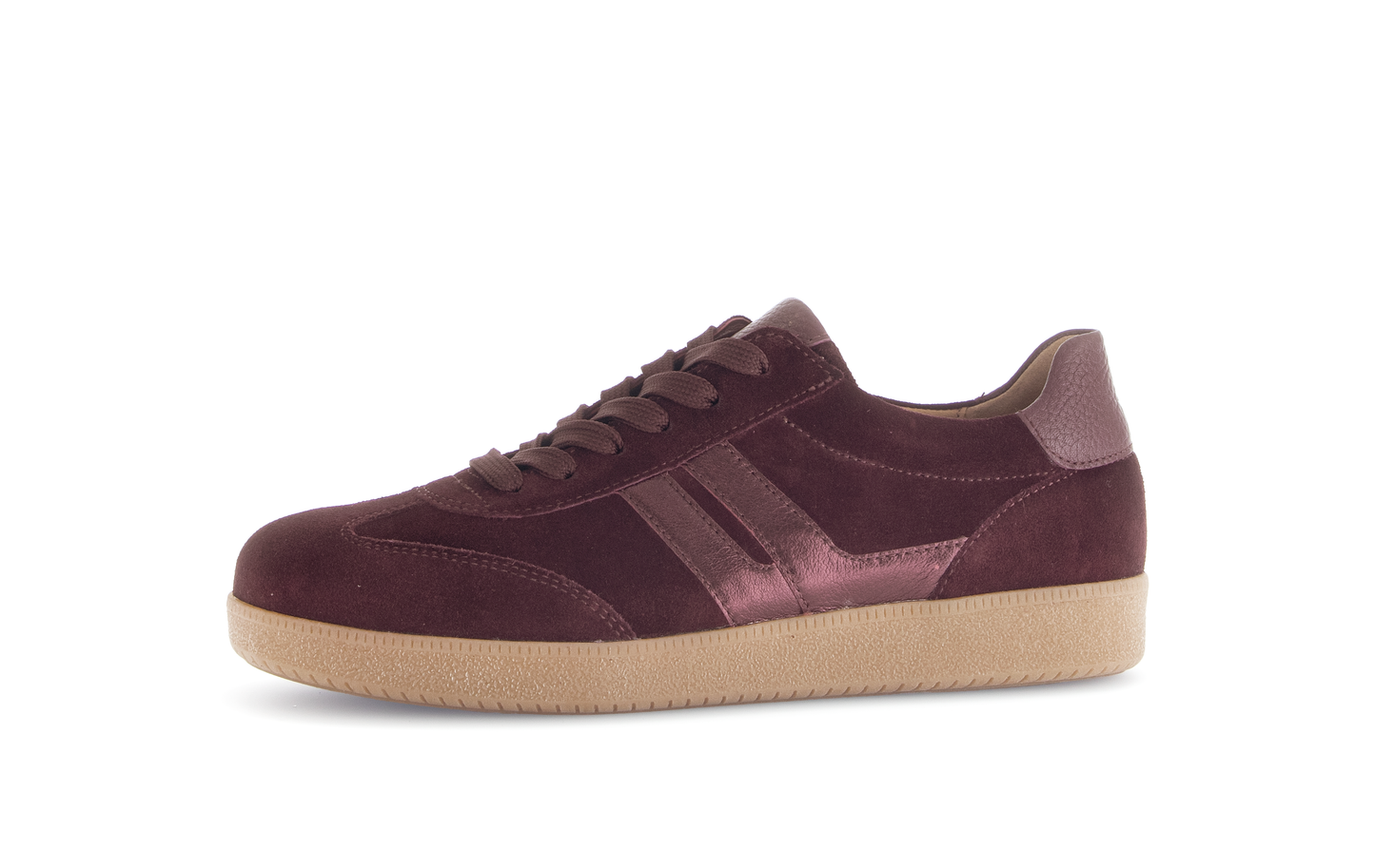 Gabor 73.300.15 Mulberry Suede Mix Trainers