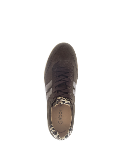 Gabor 73.300.18 Brown, Bronze & Leopard Mix Trainers