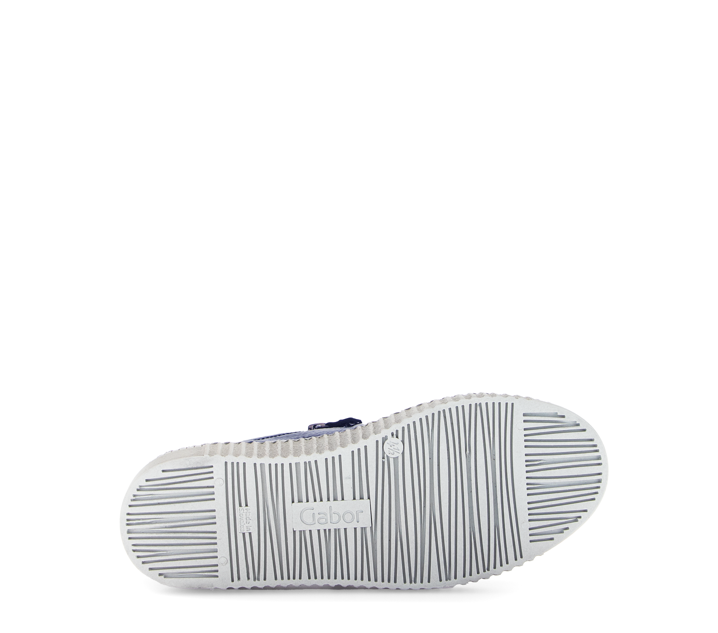Gabor 73.334.96 Dark Blue/Navy Patent Trainers with Twin Zip