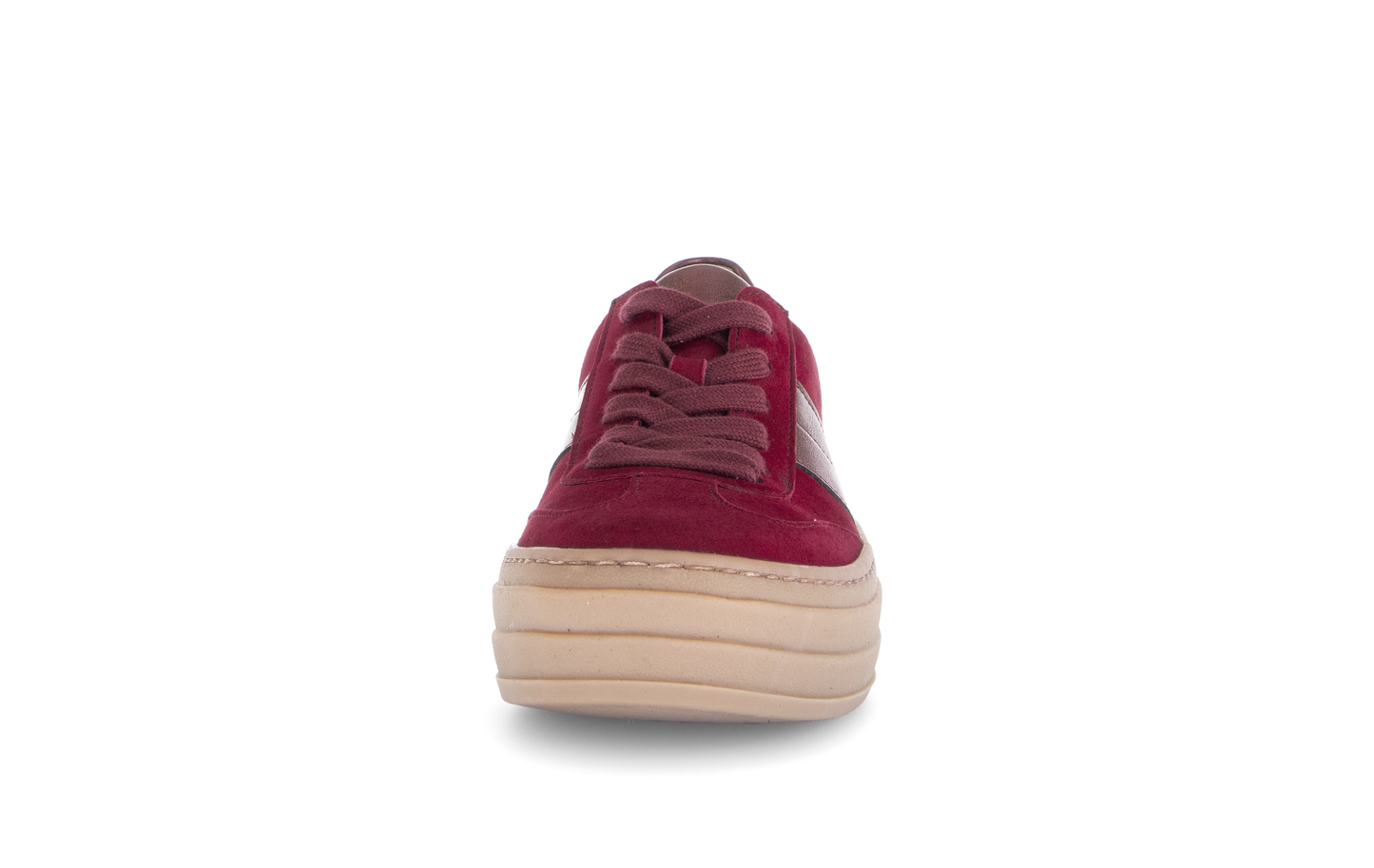 Gabor 73.350.15 Merlot Red Trainers with Platform Sole