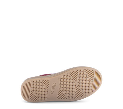 Gabor 73.350.15 Merlot Red Trainers with Platform Sole