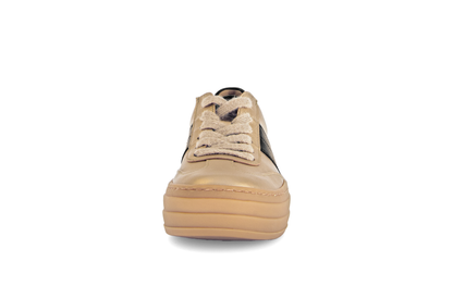 Gabor 73.350.62 Champagne Gold & Black Trainers with Platform Sole