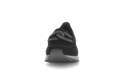 Gabor 73.472.17 Black Slip On Moccasins