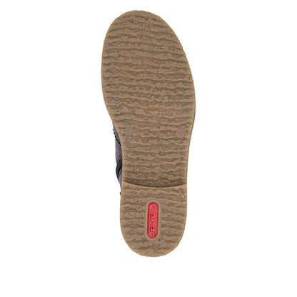 Rieker 73500-30 Wine Lace & Zip Boots