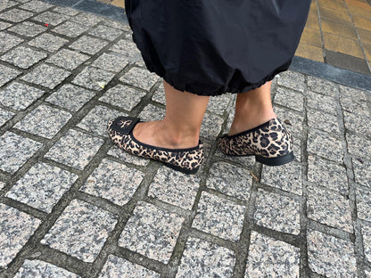 Gabor Comfort 72.463.90 Leopard Print Natural/Black G Fit Slip On Pumps