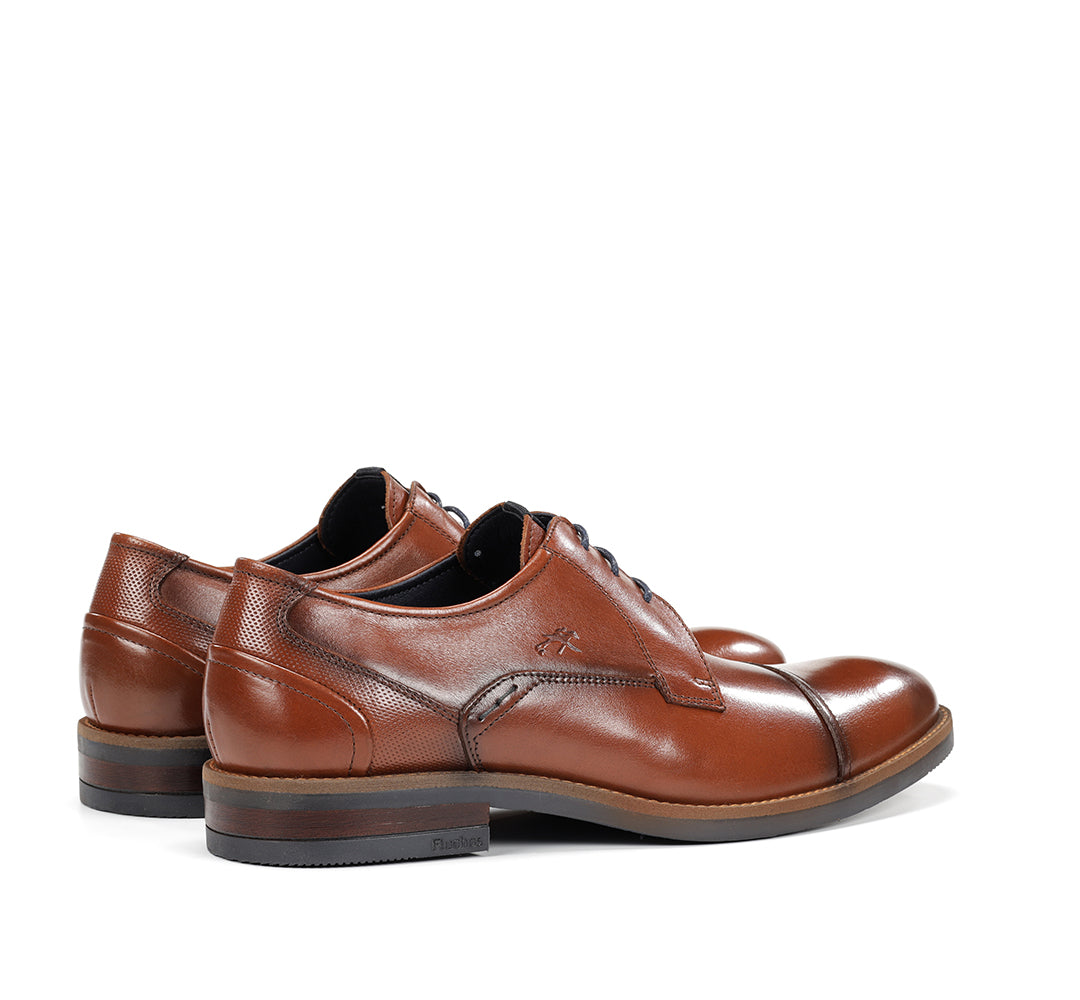 Fluchos F1630 Cuero Tan Lace Shoes